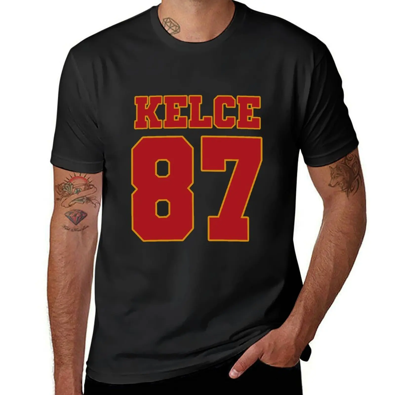 

Travis Kalce 87 T-Shirt new edition cute tops summer clothes mens graphic t-shirts funny