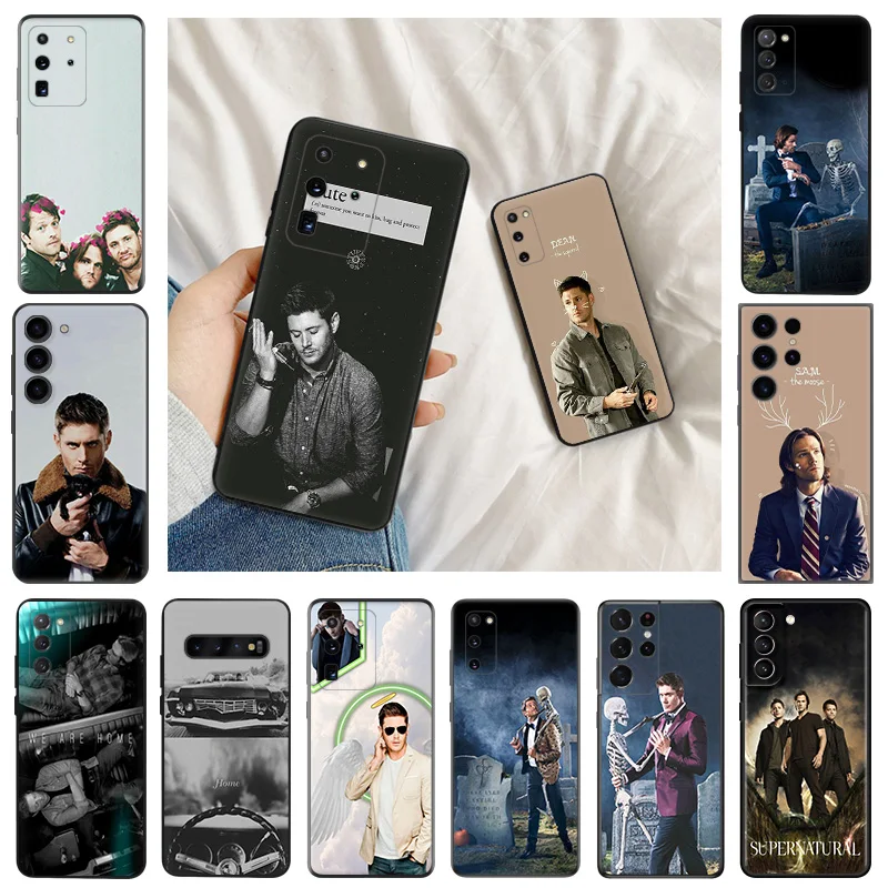 Ultra Thin Matte Silicone Soft Case For Samsung S24 Ultra S23 S22 Plus S21 S20 S10 Note20 Supernatural Jensen Ackles Back Cover