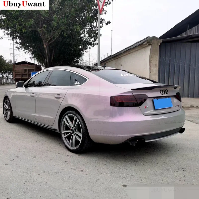 Spoiler posteriore in fibra di carbonio per AUDI A5 Coupe B8 2 porte/4 porte 2008 - 2016 Sportback M4 Style Lip Spoiler