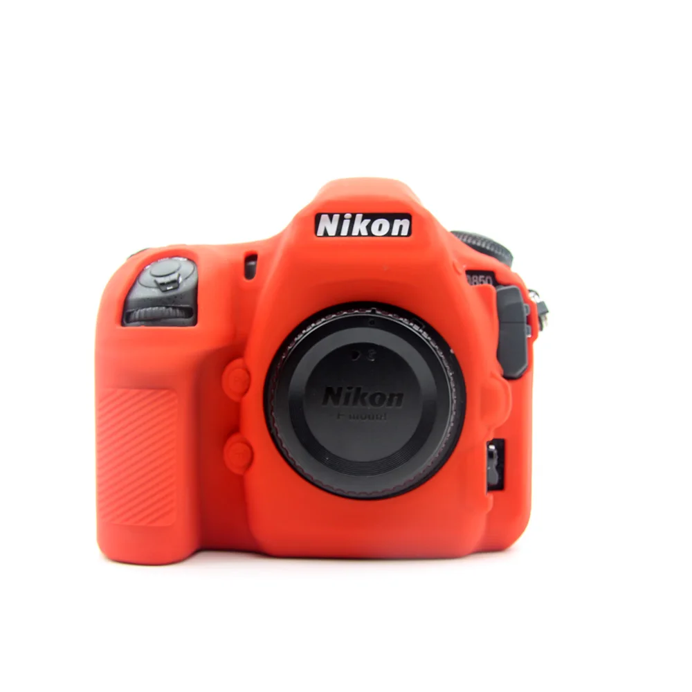 Rubber Silicon Sleeve Armor Case Body Cover Protector Frame Skin for Nikon D850 DSLR Camera Shell Protective Soft Video Bag