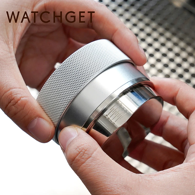 58MM Coffee Distributor Espresso Distributor Stainless Steel Tamper Espresso Distribution Tool Adjustable Depth Tamper