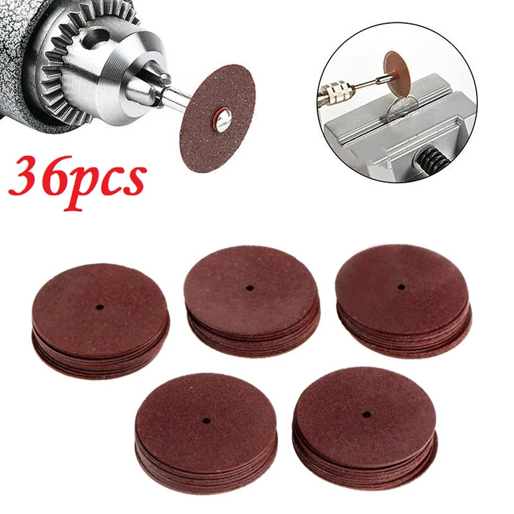 Sanding Discs Cutting Discs 24mm 36Pcs Blade Resin Circular Saw Cutting Disc Efficient Grinding Wheel Resin Fiber/wood