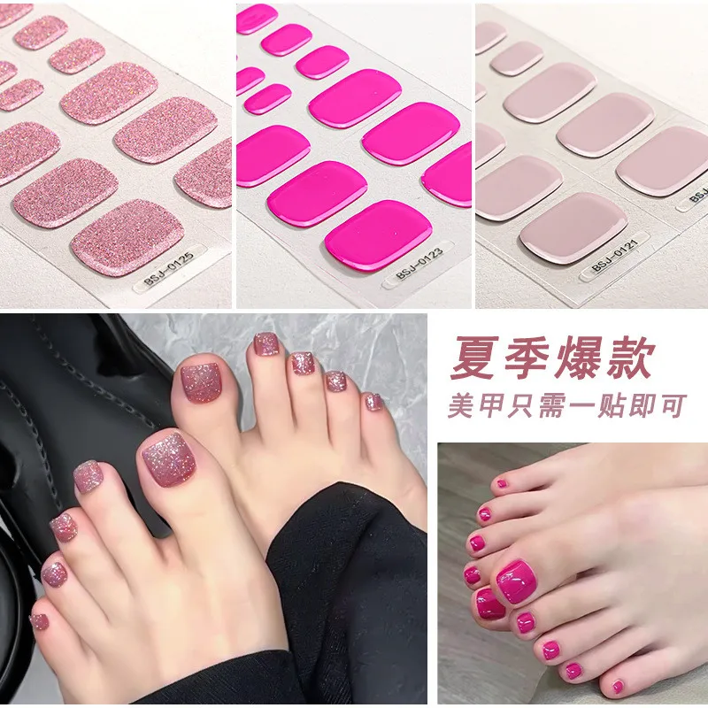 

Луковый порошок, гель-паста для ног, полуотверждаемая наклейка для ногтей, водостойкая однотонная луковая пудра, УФ-лампа, полузапеченная паста для ногтей на ногах