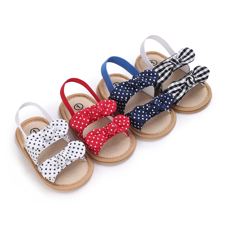 Fashion Cute Bow Open Toe Sandals Suitable For Baby Girls Light Walking Shoes Suitable For Summer Breathable lightweight walking