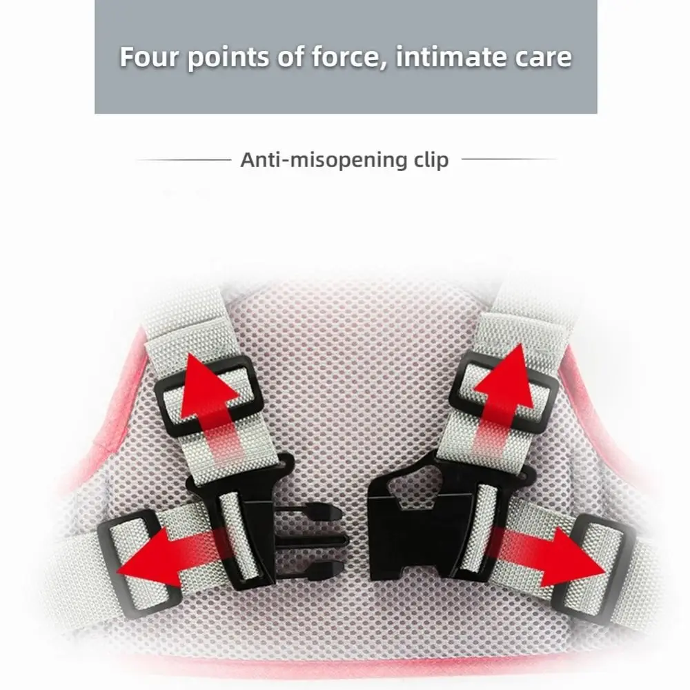 Cintura di sicurezza per bambini traspirante per moto Cintura riflettente Cintura di sicurezza per moto per bambini antiscivolo Anti smarrimento ad alta resistenza