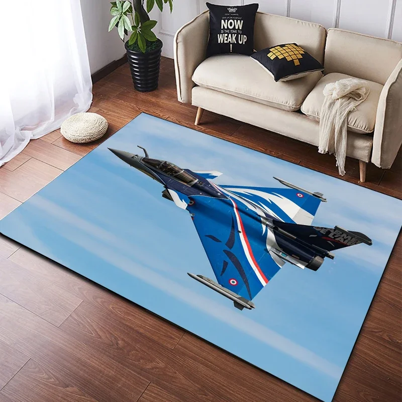 

Нескользящий ковер Rafale Fighter Jet для кухни, входа, спальни, гостиной, ванной комнаты, напольный коврик, декор