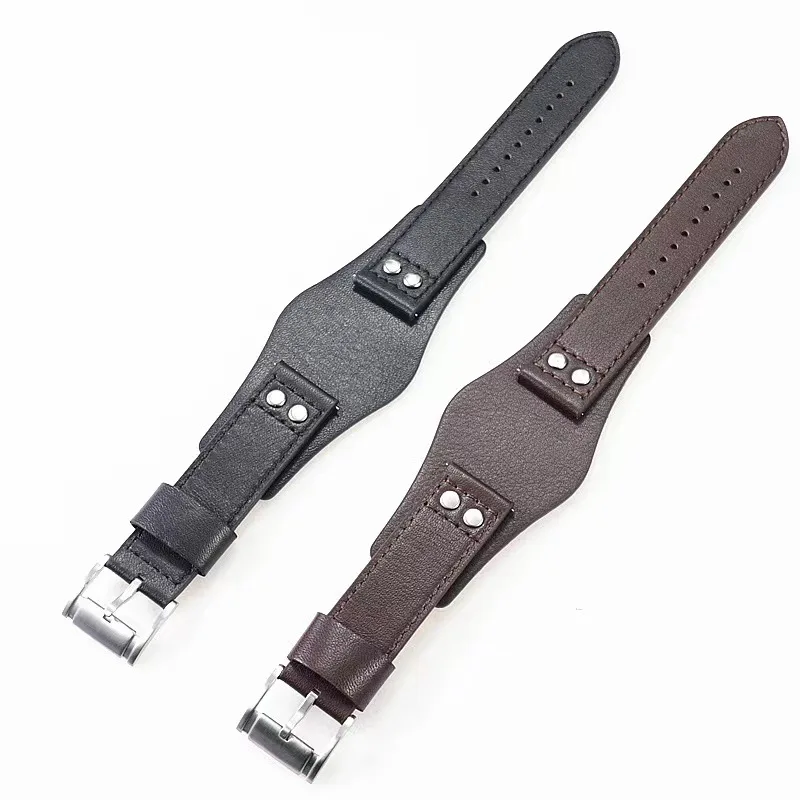 22MM Watch Band Leather Strap For FOSSIL CH2890 CH2592 Watches Quick Release Straps Accessories stainless buckle Strap Replace