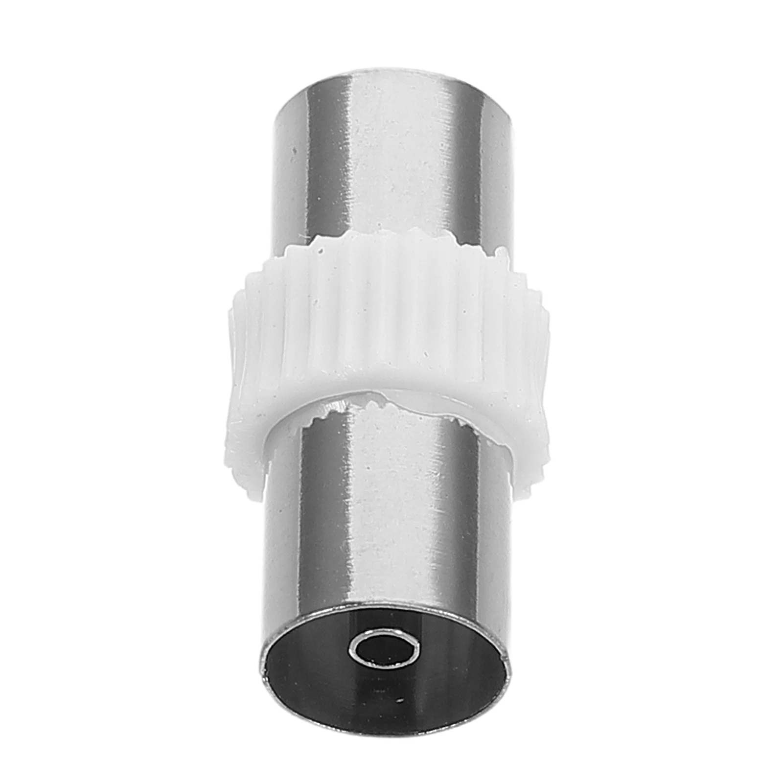 1pcs Female To Female Coaxial Adapter For Antenna Connection Durable Iron Plastic Material Coax Connector Aerial Socket