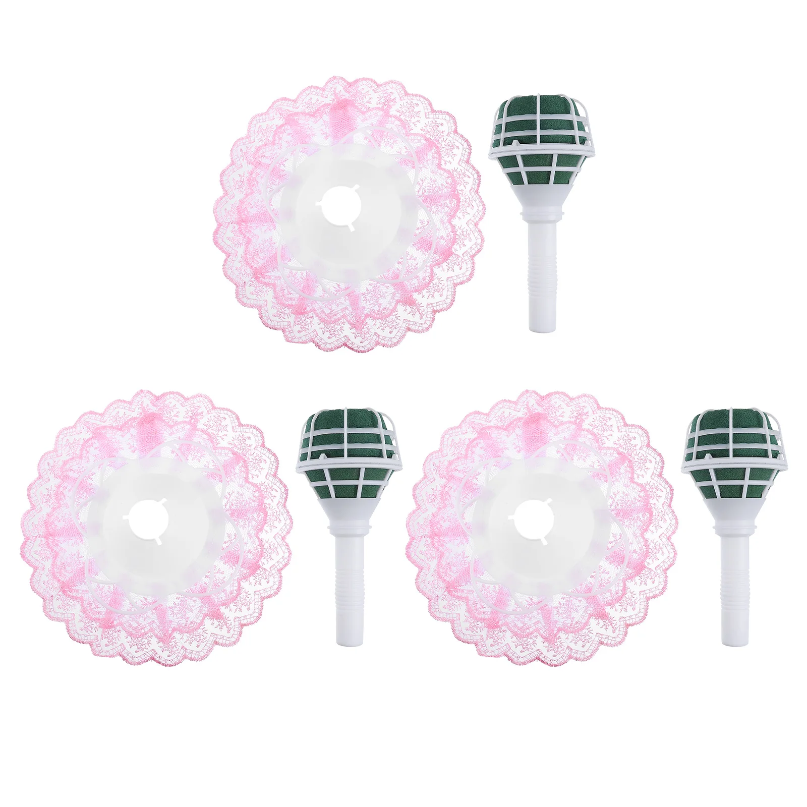 

Flower Holder with Mud Lace Premium Quality Wedding Bouquet Supplies Bridal Party GiftsBouquet Holders Floral Arrangement