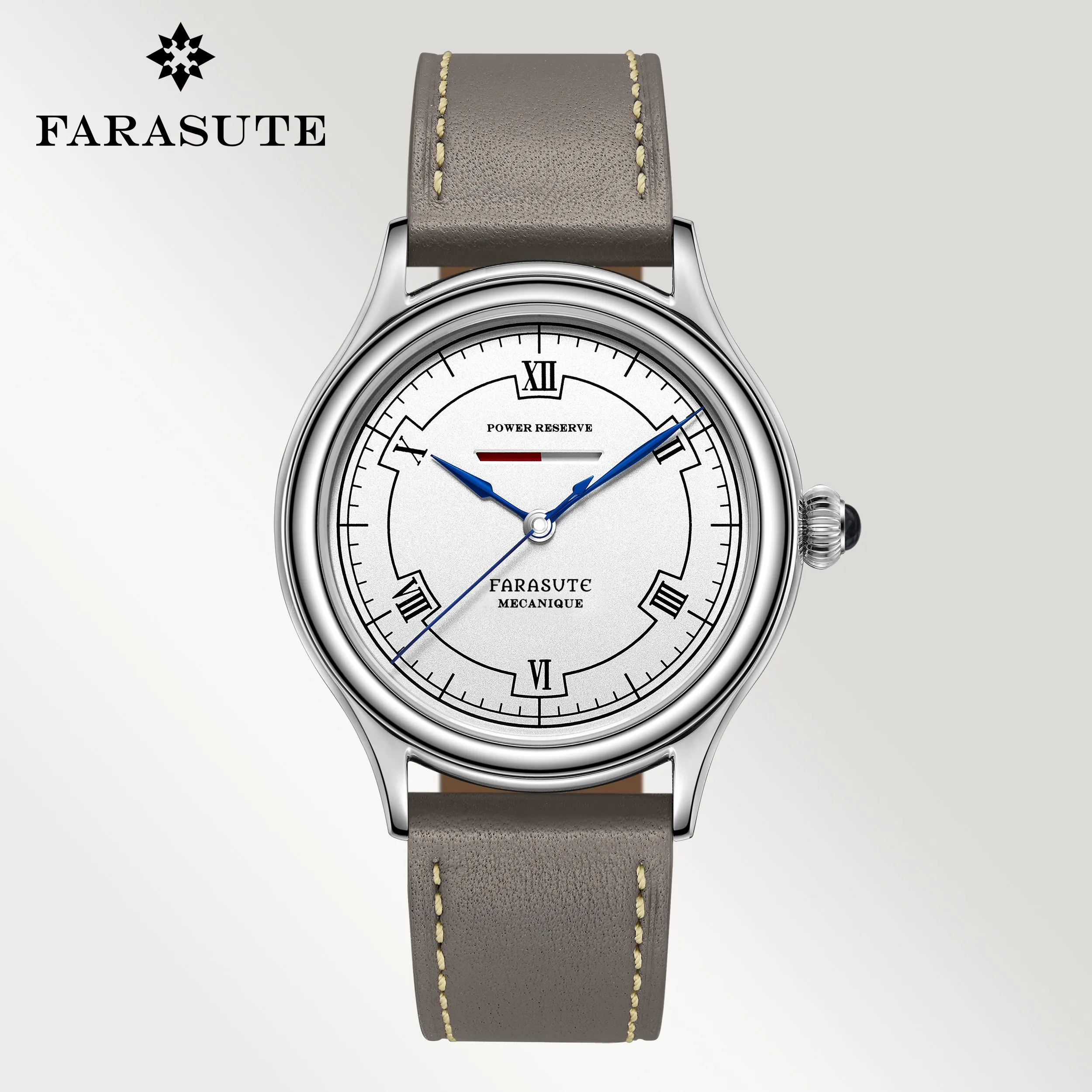 

FARASUTE Luxury Men Manual Mechanical Watch Seagull Movement Power Reserve 80 hours Sapphire Glass stainless steel Watch Reloj