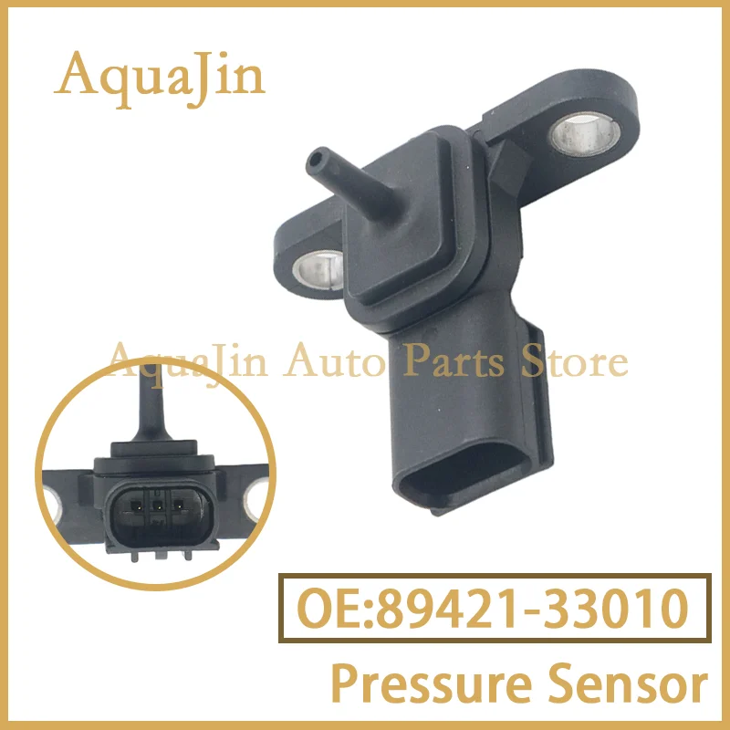 เซ็นเซอร์วัดแรงดัน MAP 89421-33010 สำหรับรถยนต์โตโยต้า แคมรี่ อวาลอน ราฟ4 ไฮแลนเดอร์ เล็กซัส ES250 8942133010 อะไหล่แท้จากโรงงาน ราคาโรงงาน