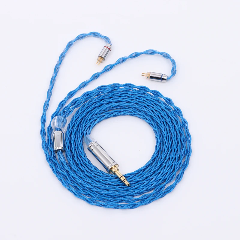 XINHS C04 8 strands of single crystal copper plated with silver + graphene headphone cable