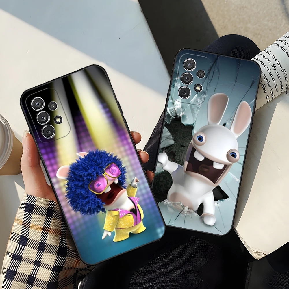 R-Raving Rabbids Phone Case for Samsung Galaxy S26 S25 Edge S24 S23 S22 S21 S20 FE Pro Plus Ultra Cover