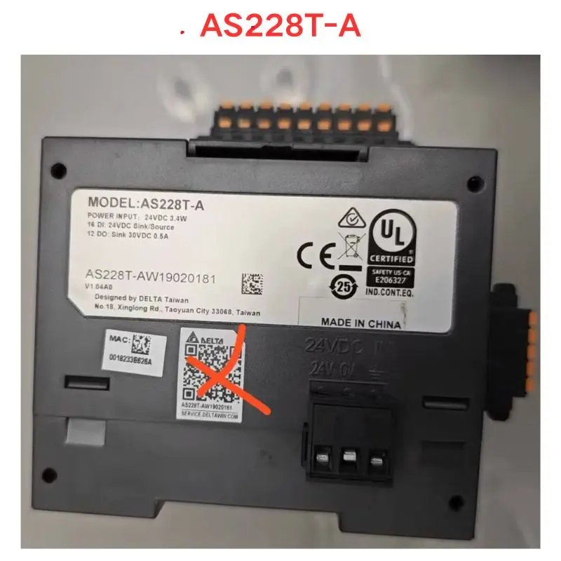 Gebrauchte programmierbare Steuerung AS228T-A Delta PLC Funktionstest OK