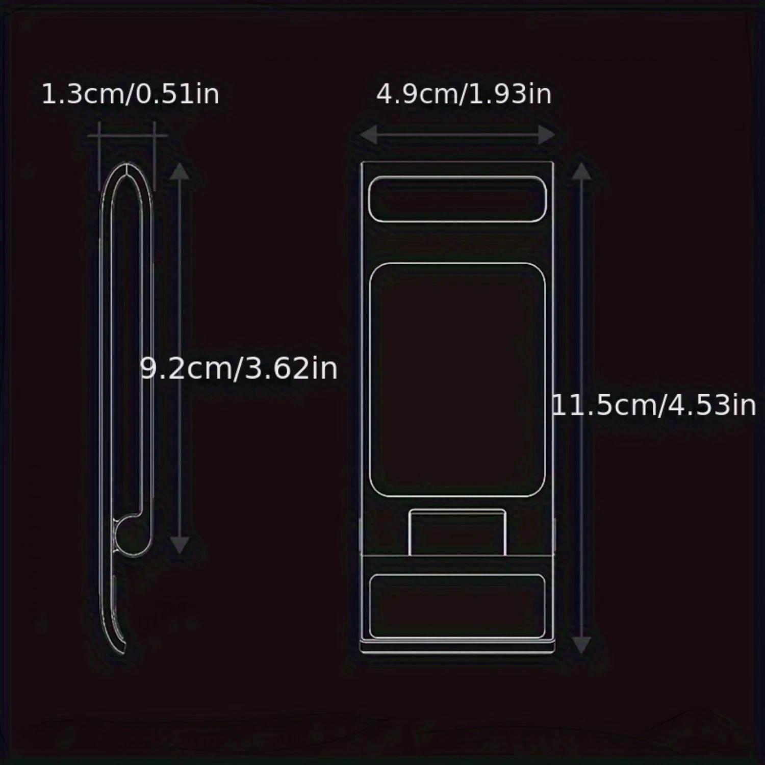 Adjustable Aluminum Alloy Desk Phone Stand, Foldable and Portable Holder, Compatible with  14/13/12 Pro Max,  Pixel,  & Tablets