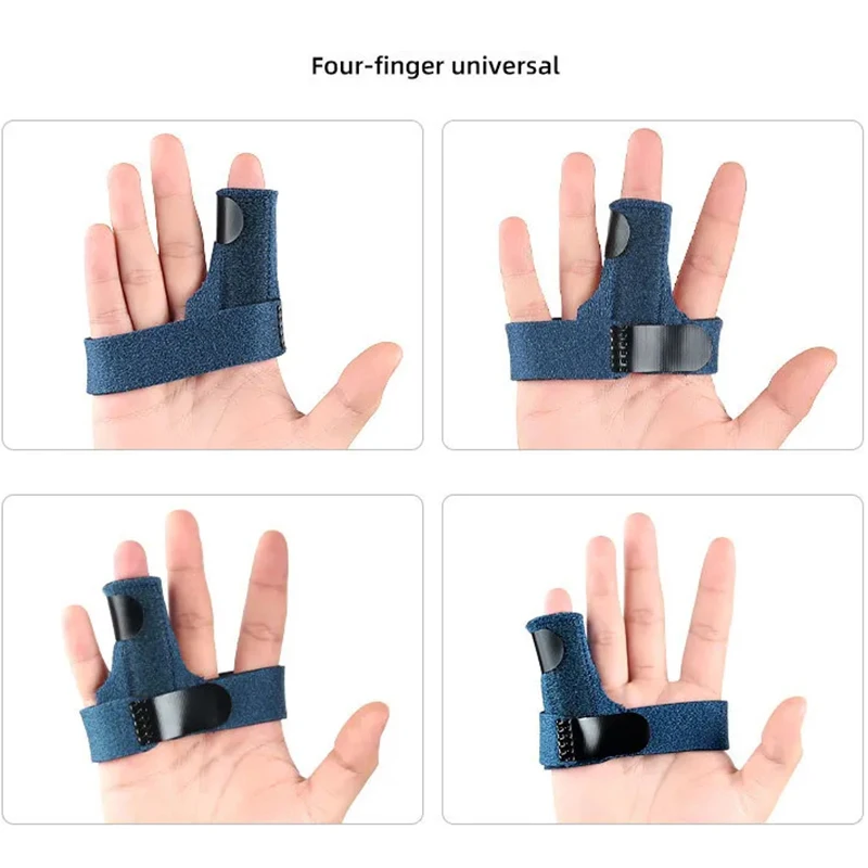 Universal Multi Finger Brace Protetora, Toe Aluminum Sheet Fixing Strap, Correção Respirável Strap