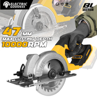 Electric Goddess 5in Brushless Motor ﻿Cordless Electric Circular Saw 1000W Handheld Woodwork Saw For Dewalt 20V Battery Pin
