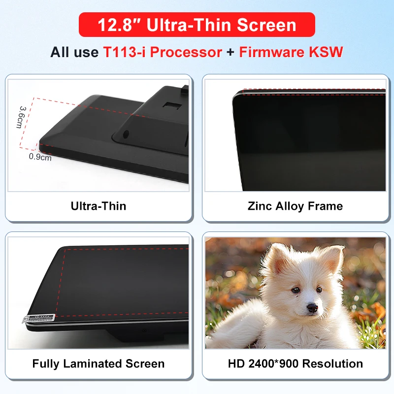 STWEI 2026 New Slim Screens Linux System 12.8inch 2400X900 Resolution For BMW X3 G01 X4 EVO Wireless CarPlay Auto player  KSW