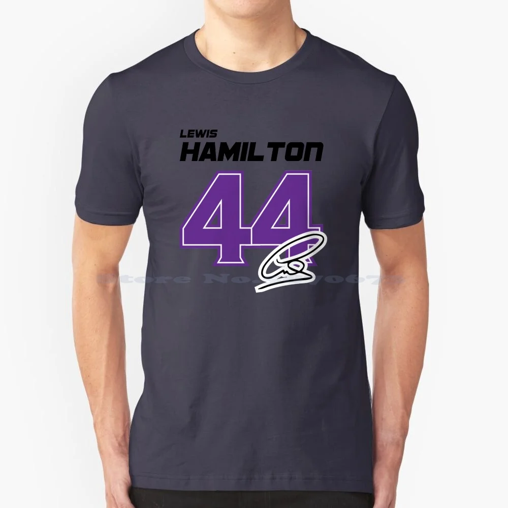 Lewis 44 T Shirt 100% Cotton Tee 2021 Lewis Hamilton Champion 7Timeswinner 7X Winner Lh44 44 Driver Racer