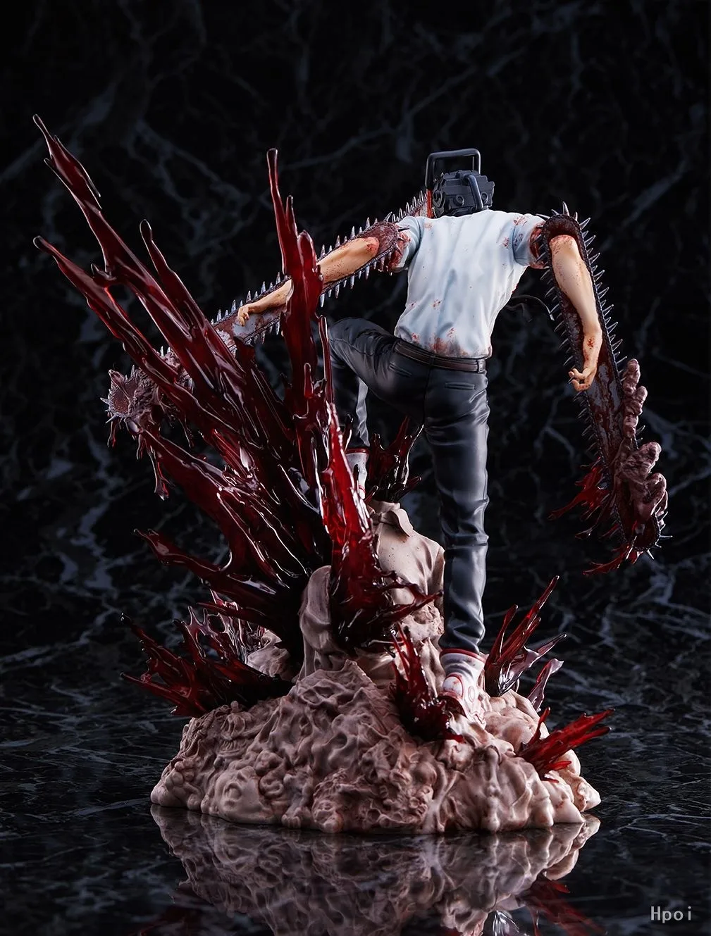 19CM Anime Chainsaw Man Shibuya Scramble Figure Reze Stand Animation Model Toys Gifts Collection Decoration Ornaments PVC