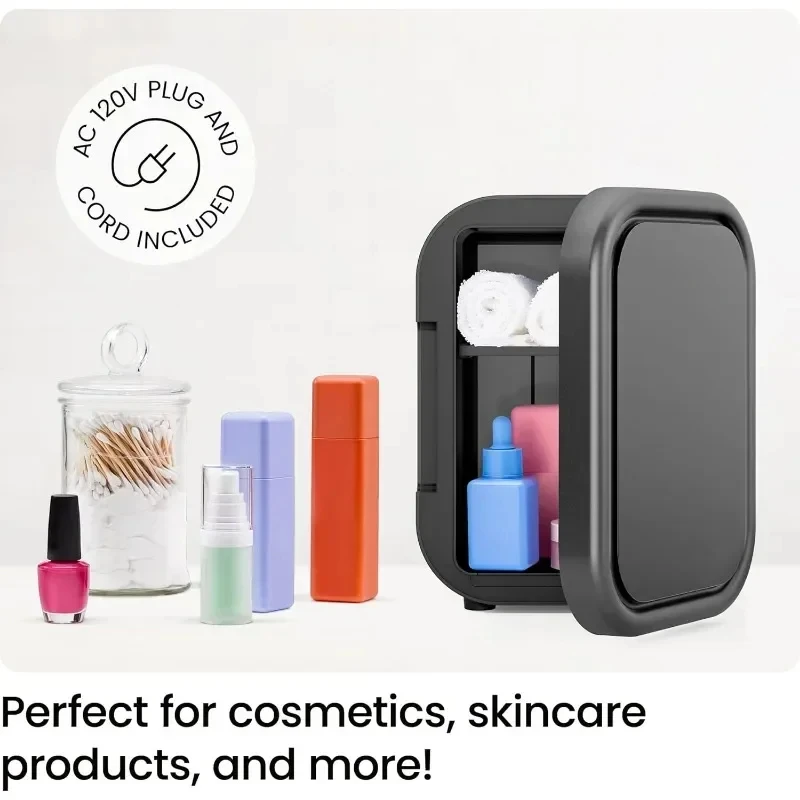 Portable Mini Fridge - Cooler and Warmer for Bedroom Car Office Dorm and Skincare