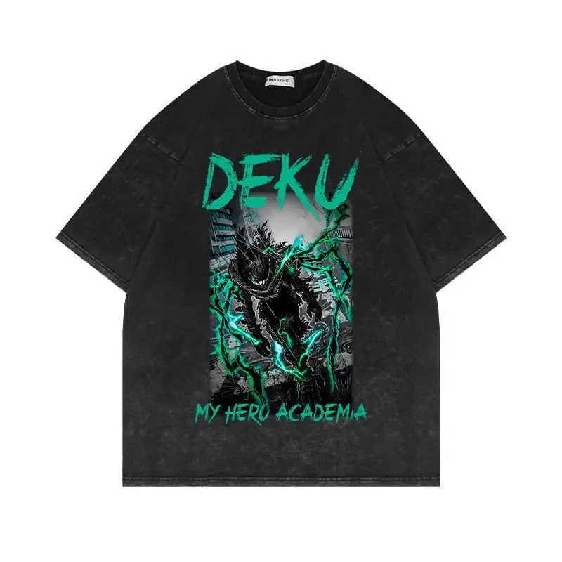 My Hero Academia Toga Himiko Transform Quirk Villain Anime Graphic T Shirt for Men 2026 Summer Black Cotton