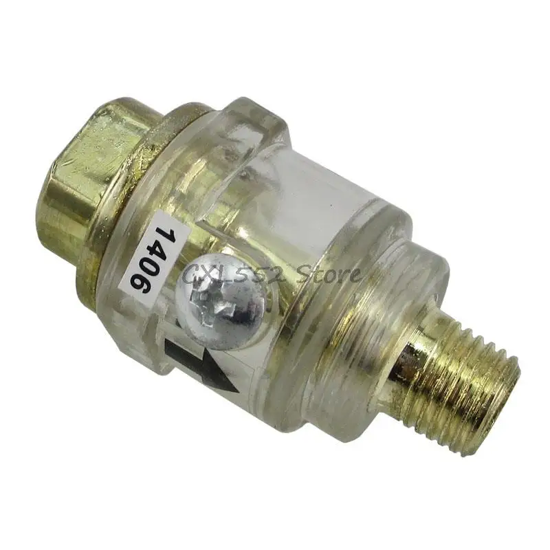

1Pc 1/4"Thread Zinc Alloy Automatic Oiler Mini Pneumatic Tool