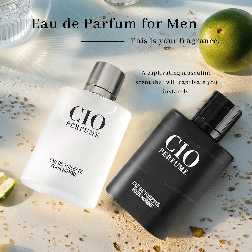 50 مل عطر كولونيا للرجال أو دو برفوم، خشب الصندل الطازج أو دو تواليت، عطر خفيف يدوم طويلاً #2