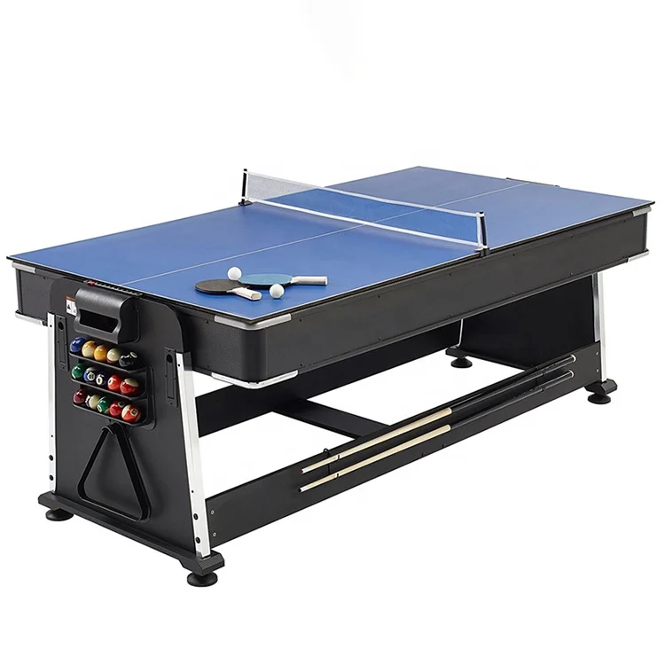 Indoor Flip 4-in-1 Billiards Multi functional Game Table