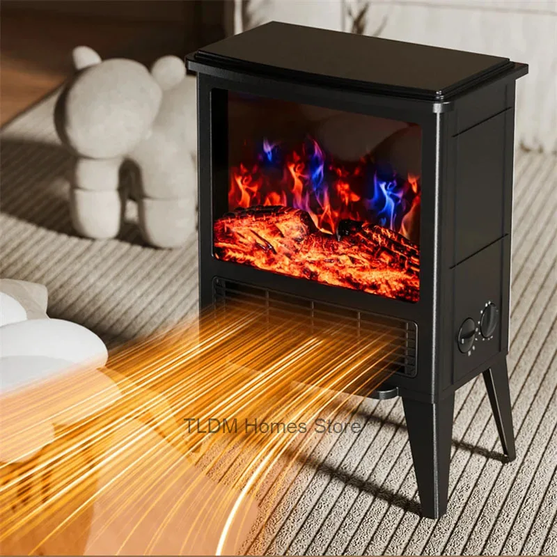 Freestanding Fireplaces Heater Simulation Flame Mountain Electric Fireplace Indoor Bedroom Saving Energy Hot Air Heating Stove