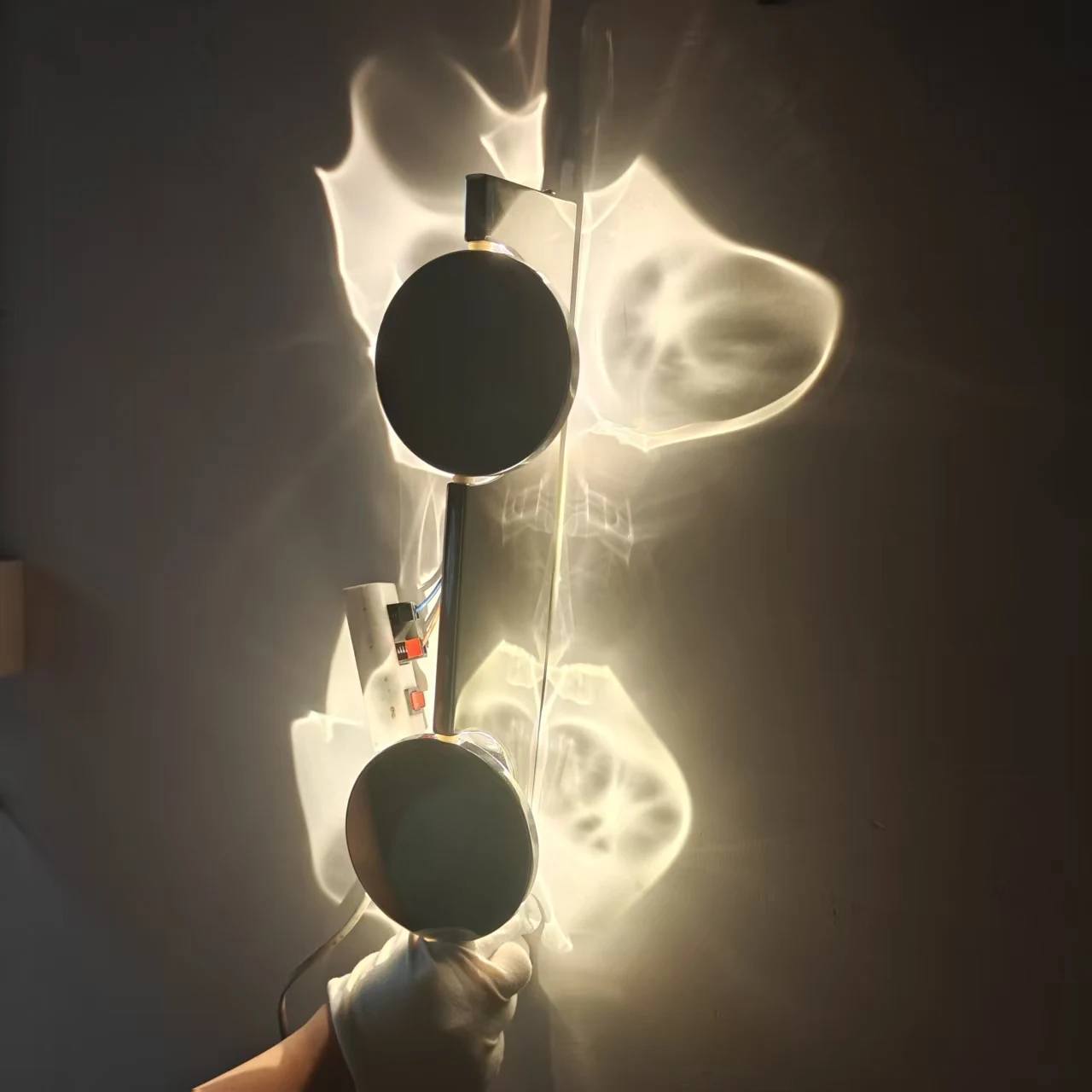 Creative Art Corrugated LED USB Rc and Wiring Wall Lamps Bedroom Bedside Shadow Sconces Aisle Porch Corridor Atmosphere Light