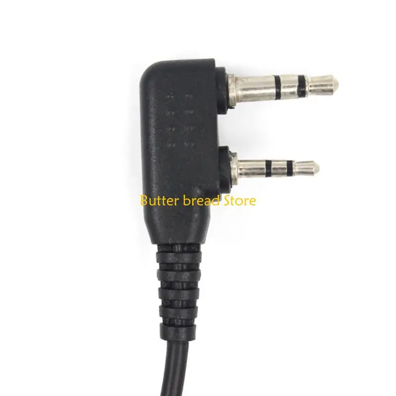 W89c intercom hoofdtelefoon K-type plug walkie-talkie headset 2 pin oortelefoon met PTT-microfoon voor UV-5R UV5R UV-5RE RADIO
