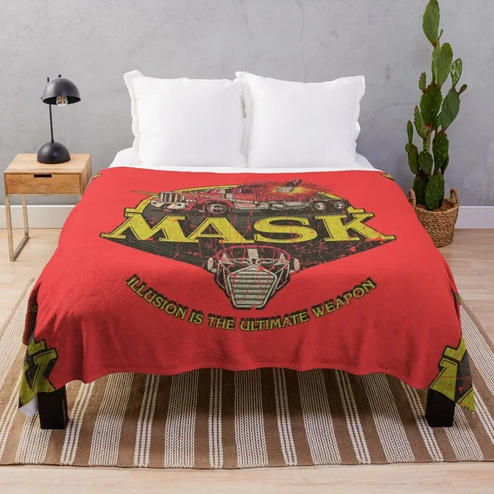 

M.A.S.K. - Mobile Armored Strike Kommand 1985 Throw Blanket Soft Big Decorative Beds Designers Nap Blankets