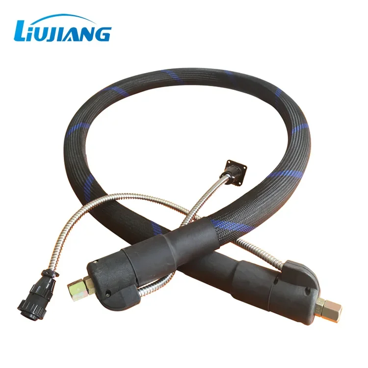 Liujiang Hot Melt Glue Hose Heated Hoses For Gluing Machine Customized According To Meter And Aviation Plug