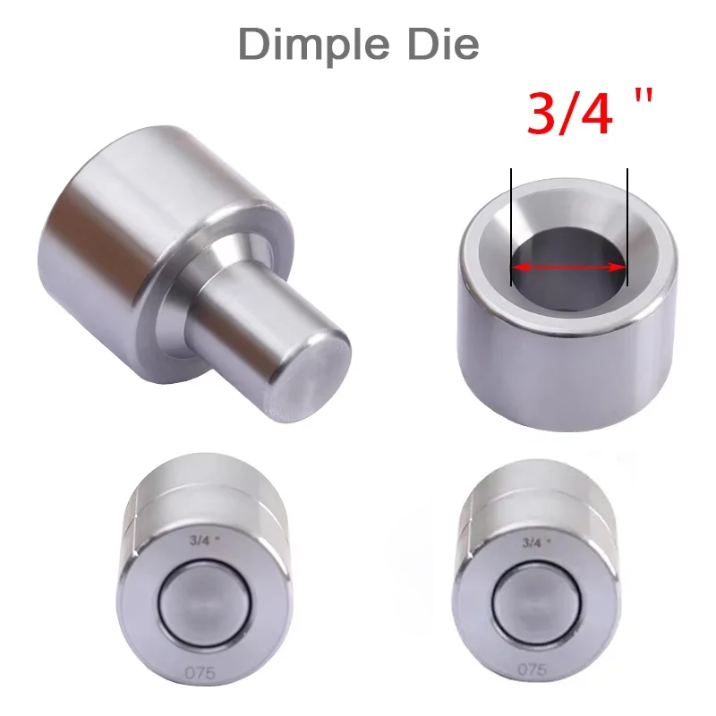 1/2＂3/4＂1＂Homemake Round Dimple Dies