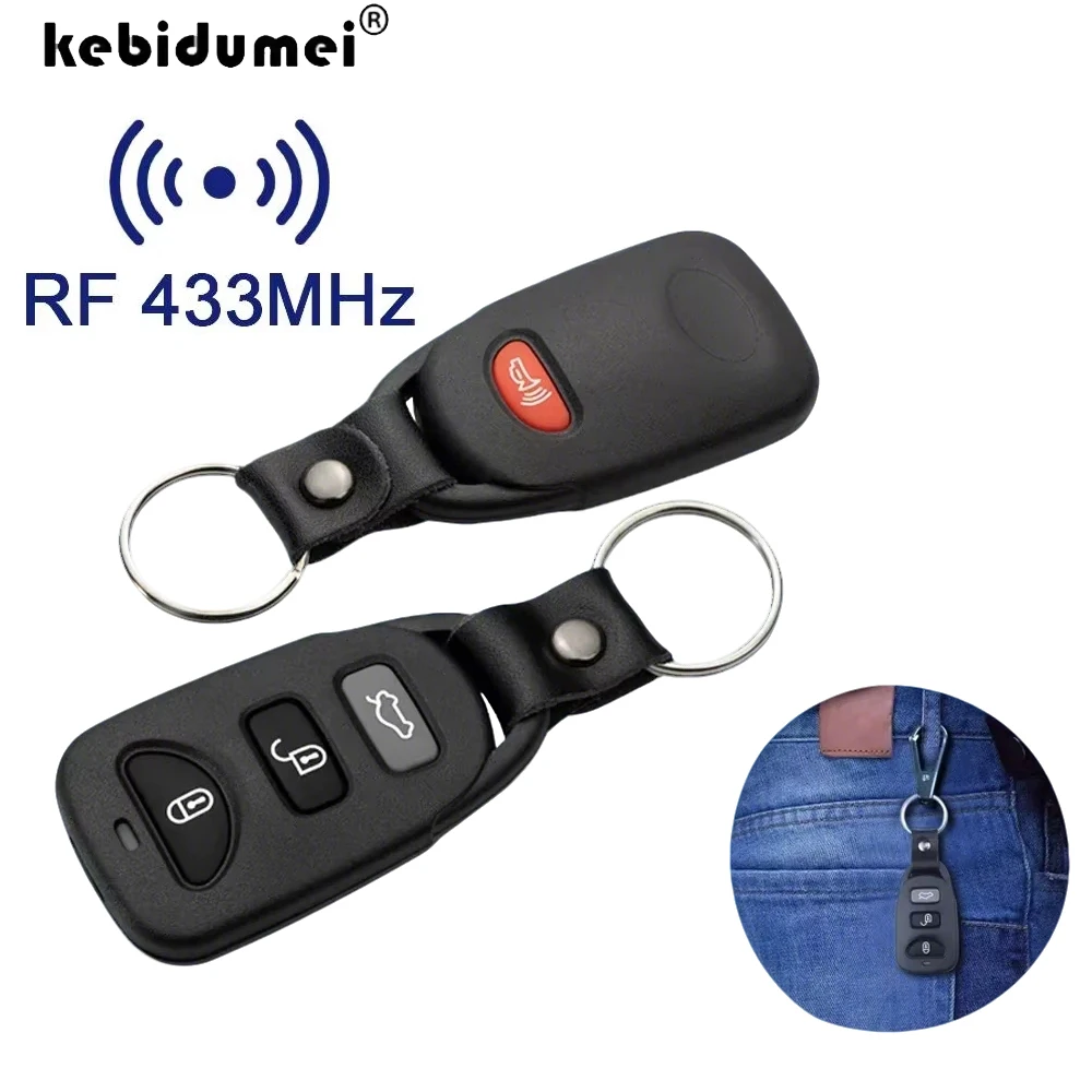 433Mhz Auto Pair Copy Remote Control Garage Door Opener Duplicator Key Fob Clone RF Wireless Transmitter Universal Controller
