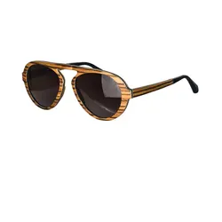 SHINU sunglasses for men polarized sunglasses for men wood sun glasses wood ebony Zebra nature wood eyewear  vintage glasses man