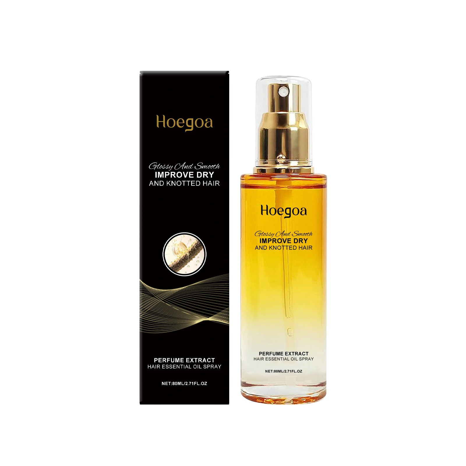 Moisturizing Hair Essential Oil Spray Nourish Dry Ends Improve Frizzy Tangles Hair Damage Repair Essence Smoothing Hair Care Oil
