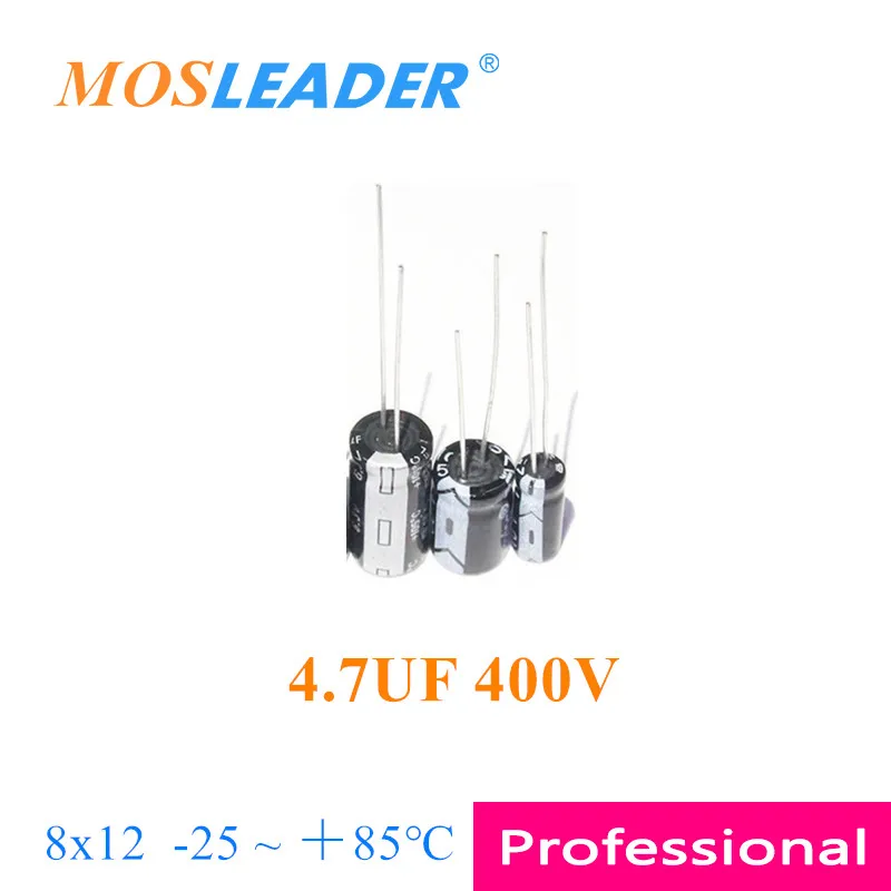 Mosleader 500pcs 8*12 470UF 16V 680UF 10V High frequency Low resistance impedance 8x12 105℃ DIP Aluminum electrolytic capacitor