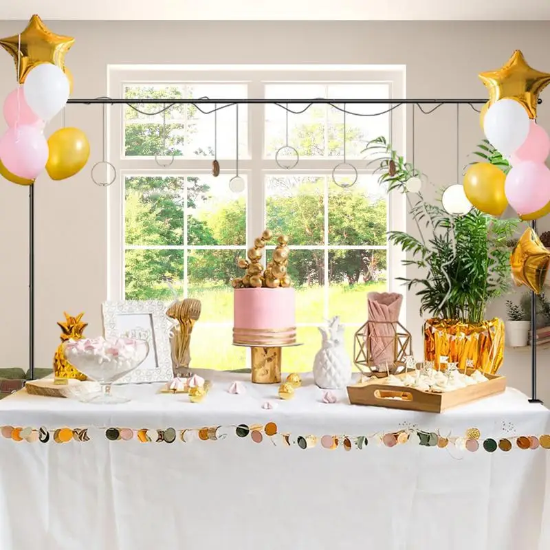 

Metal Arch Stand Multipurpose Metal Arch Frame Reusable Table Arch Stand Balloon Flower Arch Frame for Weddings Birthday