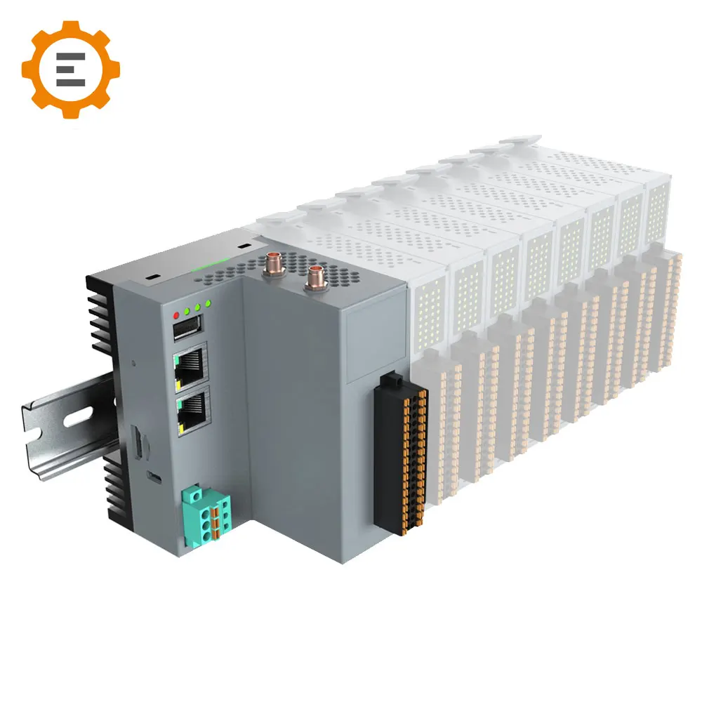 Industrial PLC control Quad core Cortex-A76 iot HMI automation WIFI 4G GPS PLC with IO expansion module
