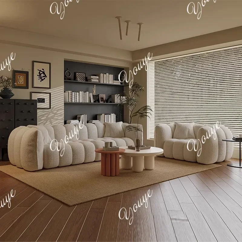 

K-J Cream Wind Wabi Silent Wind Мебель Ленивый Диван Дизайнерский Диван Для Гостиной Диван Стул Диван Для Досуга Тыква Одиночный