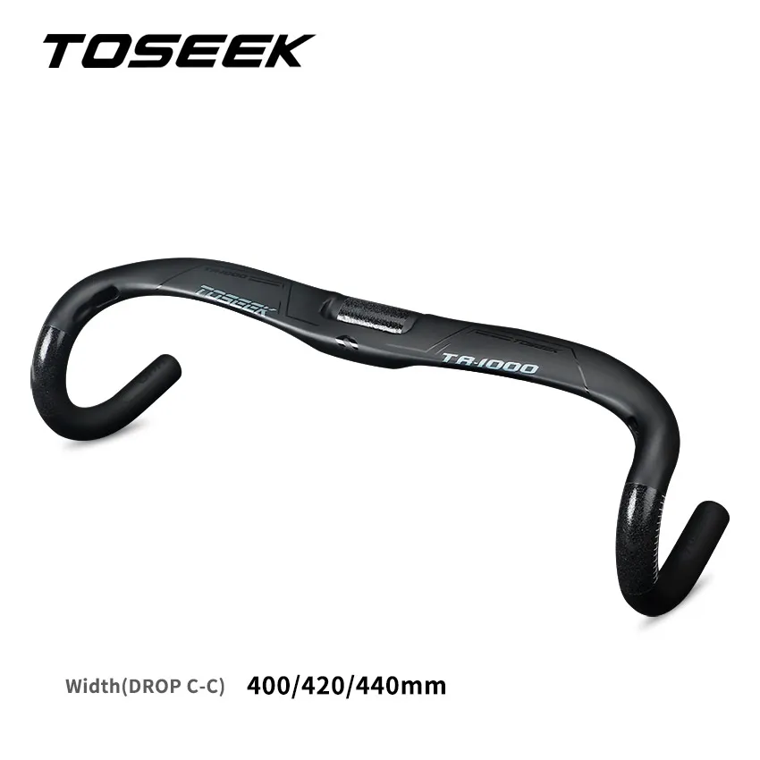 TOSEEK TR1000 Carbon Handle Bar Dirt Bike Handlebar Carbon Handlebar For Road Bicycle