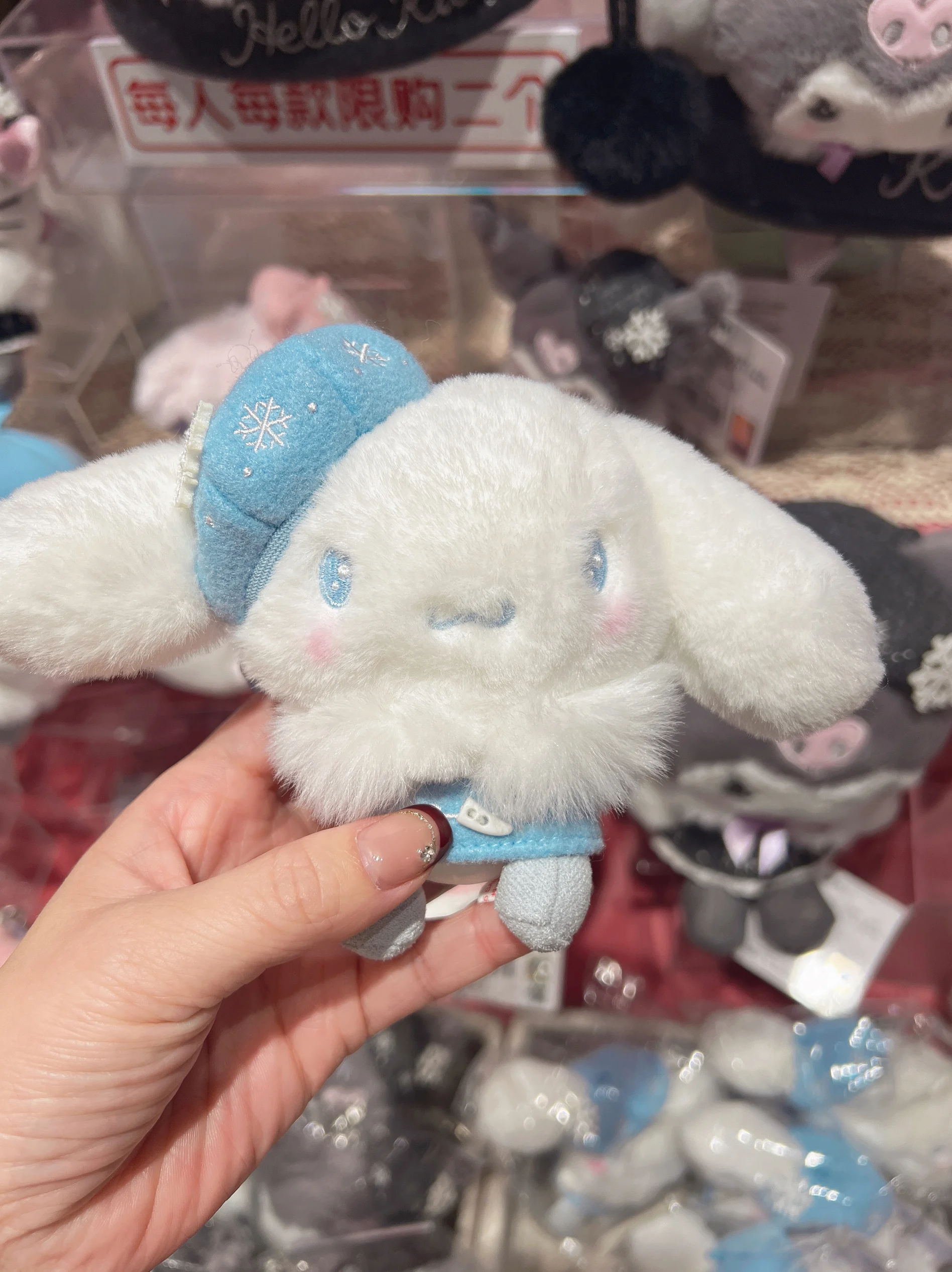 Sanrio Beret Series 2021, куклы, подвески, Kitty Melody Kuromi Cinnamoroll Pochacco Kawaii, аниме, плюшевые игрушки для детей, подарок