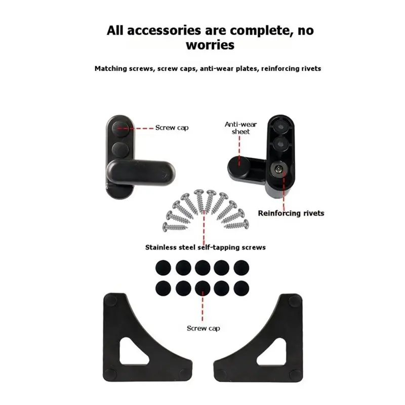 Reliable-RV For Motorhome Table Folding Latch Lock Kit Fixing Bracket Support Holder For Camping Caravan Tables