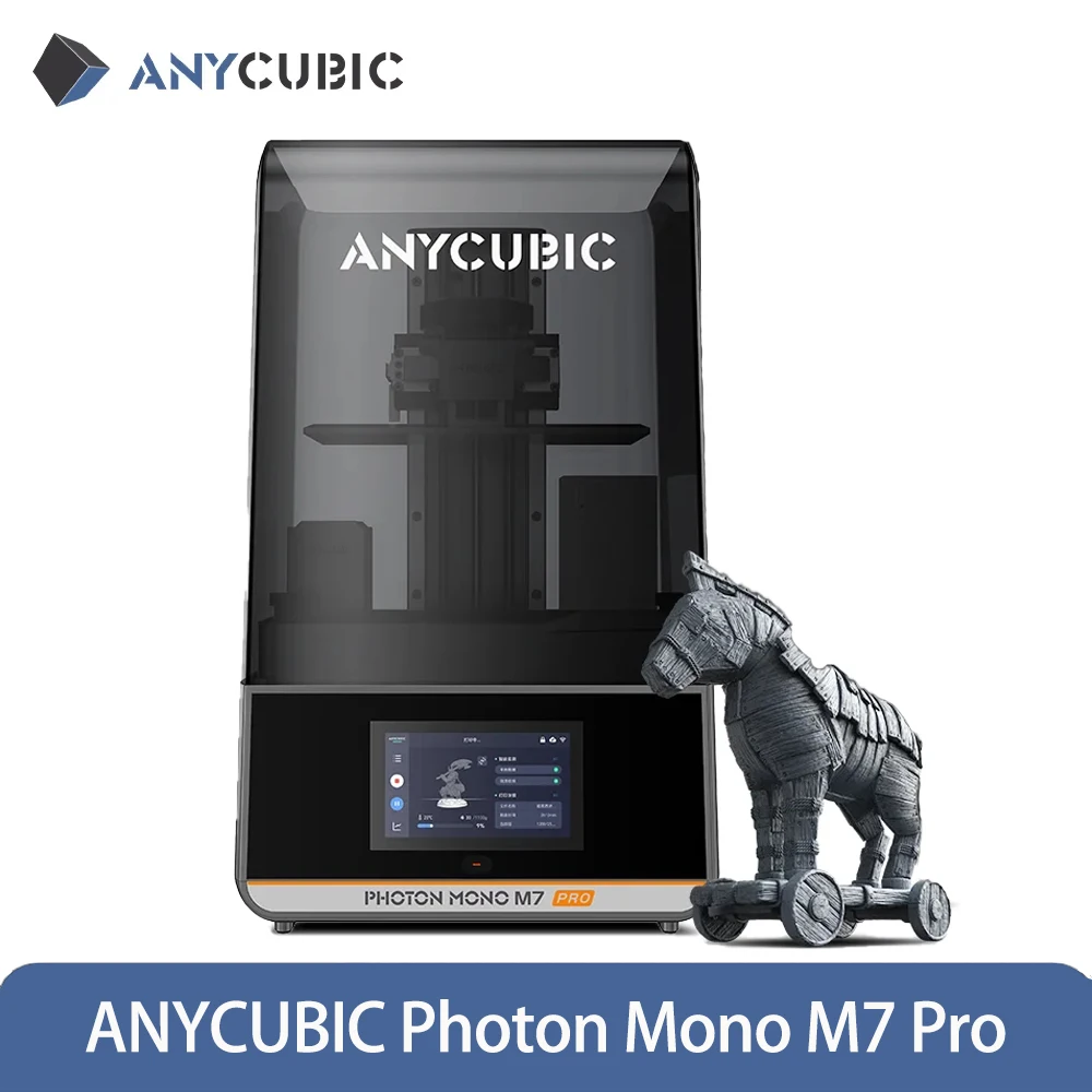 ANYCUBIC 포톤 모노 M7 프로 14K 송진 3D 프린터, 고속 170 mm/h 10.1 인치 모노 LCD 송진, 인쇄 크기 223*126*230mm 