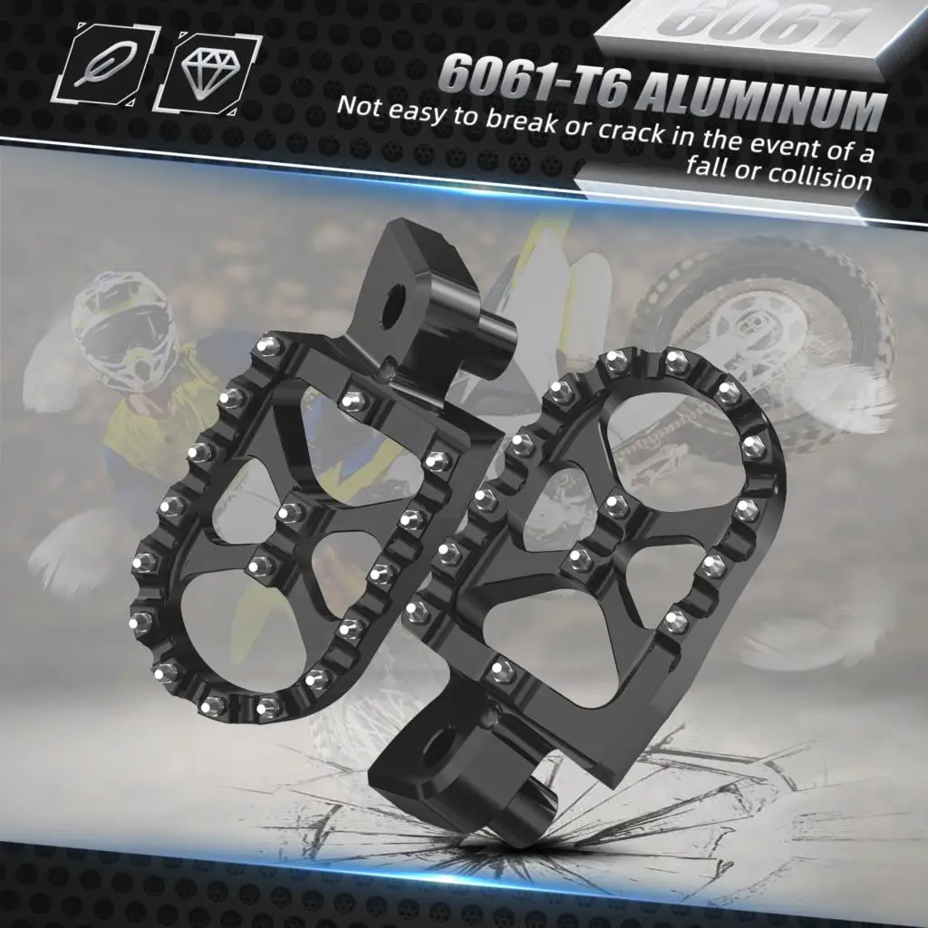 For KTM EXC 300 EXC 250 EXCF 350 EXC 450F 1998-2016 Foot Pegs Footrest Pedals SX 125 SXF 250 SXF 450 XCF 350 XCW 300 XCFW 500