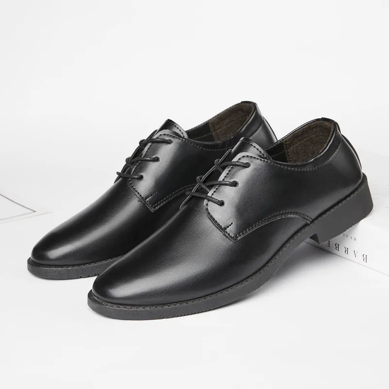 أحذية رسمية للشباب، أحذية رجالية سوداء للبدلات، أحذية ناعمة القاع للأعمال والمقابلات والمناسبات غير الرسمية وحفلات الزفاف، أح... #3