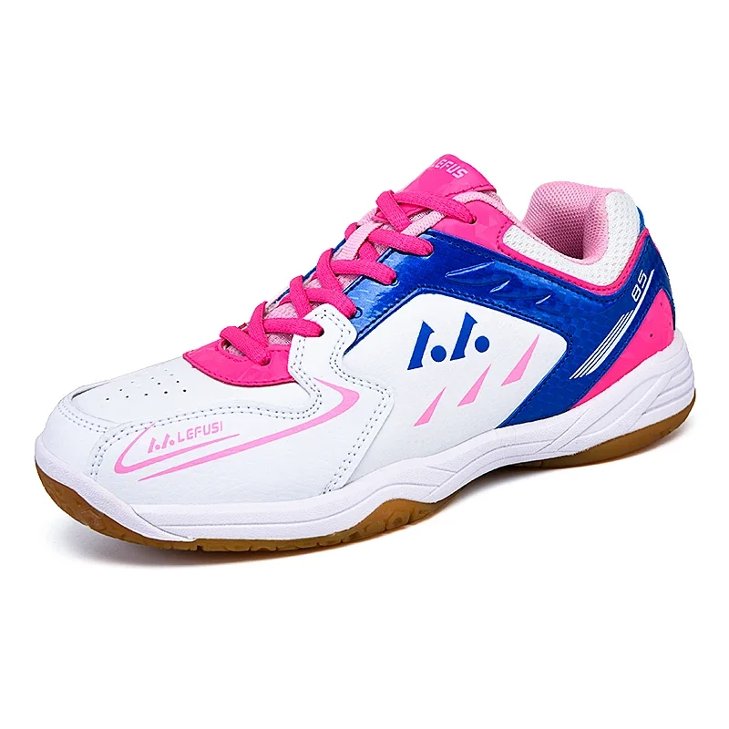 

Men Women Badminton Shoes High Quality Soft Muscle Anti-Slippery Training Professional Sneakers Women Sport Badminton Shoes Plus