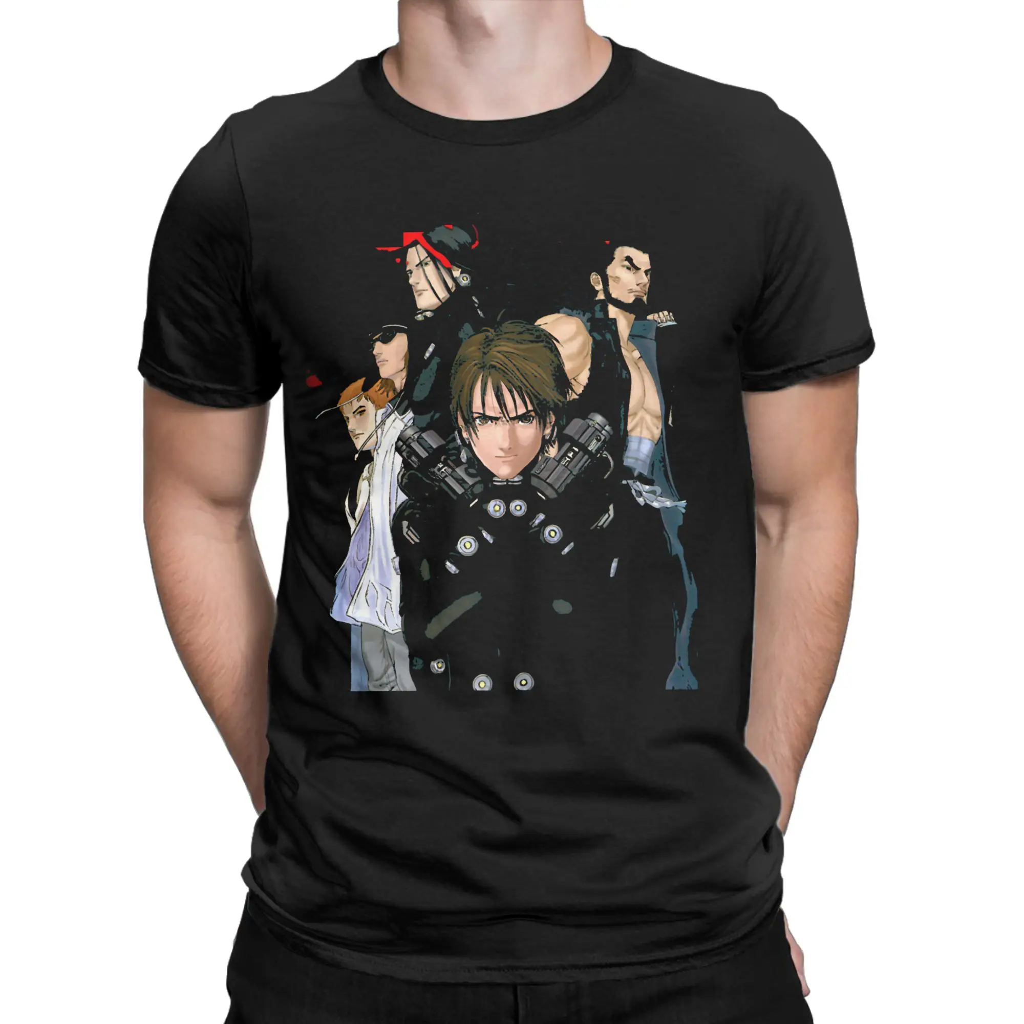 The GANTZ Ballroom - Dance with the Unknown on Your T-Shirt  Hippie T Shirts Short Sleeve Aesthetic Tops Summer Cotton Tees